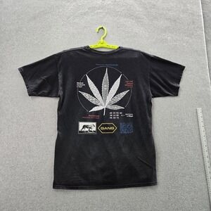 Taylor Gang Men Shirt LARGE Black Graphic Marijuana Leaf Streetwear Logo